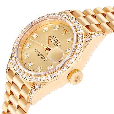 gold womens watches rolex